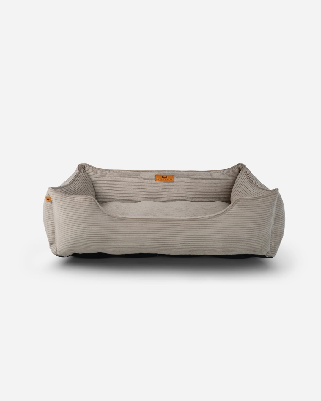 Chester & Lee |  Corduroy Sleeper Dog Bed Taupe