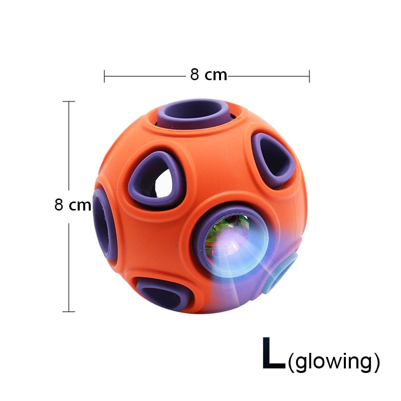 HOOPET Interactive Rubber Ball — Dog Chew & Treat Dispensing Toy