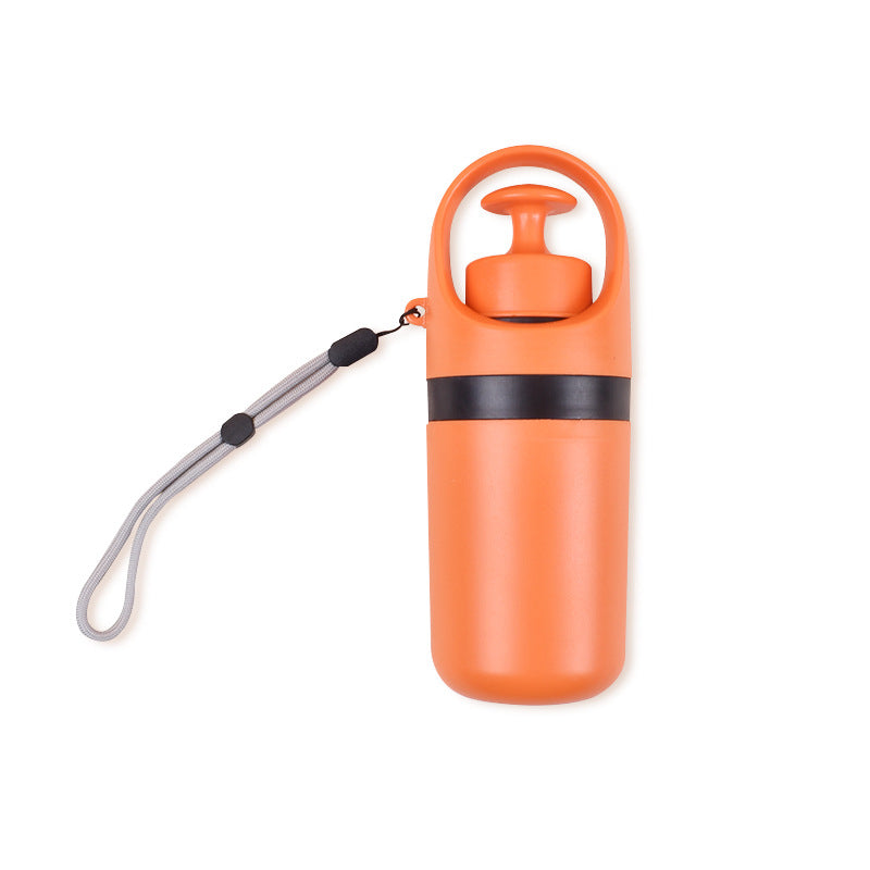 Portable Lightweight Dog Pooper Scooper With Built-in Poop Bag Dispenser.