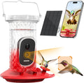 Hummingbird Feeder Camera Solar WiFi 2.5K HD AI Night Vision