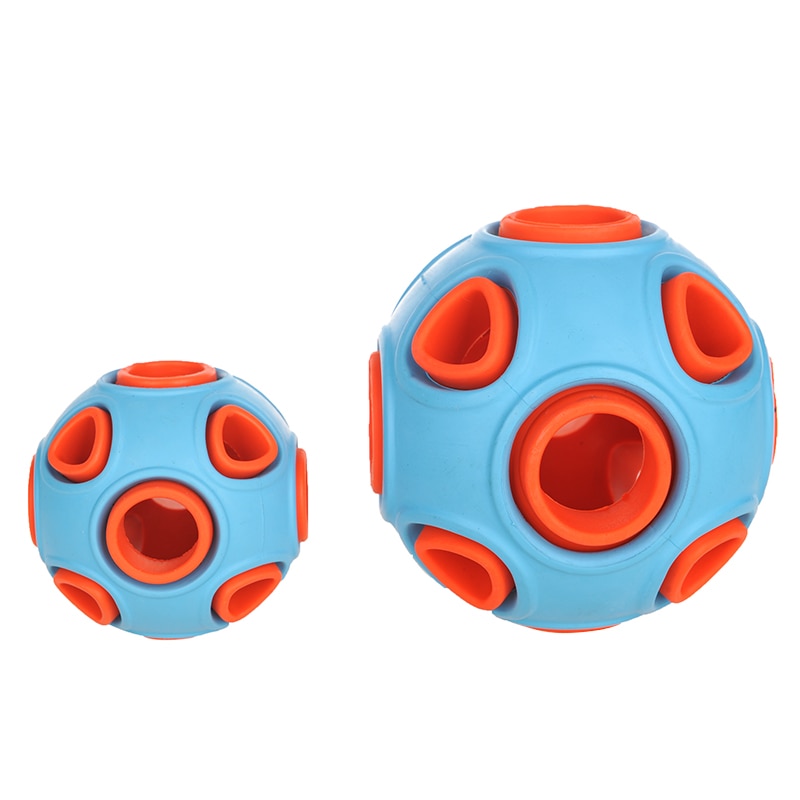 HOOPET Interactive Rubber Ball — Dog Chew & Treat Dispensing Toy