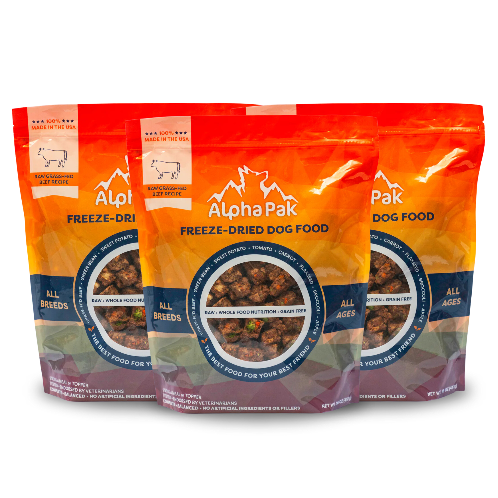 Freeze-Dried Raw Beef — Formulated for Dog Longevity