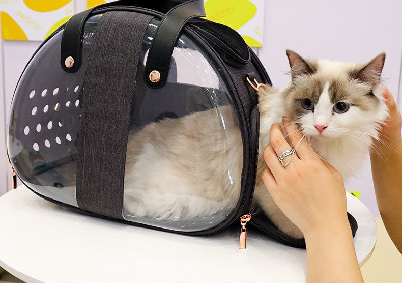 Transparent Pet Travel Backpack
Give your pet a front-row seat to the world.