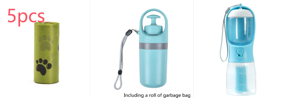 Portable Lightweight Dog Pooper Scooper With Built-in Poop Bag Dispenser.