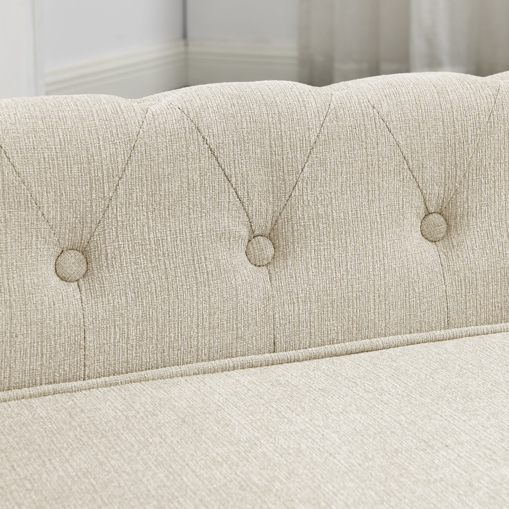 Elegant Pet Bed for Medium and Large Dogs, Durable Elevated Dog Sofa, Beige.