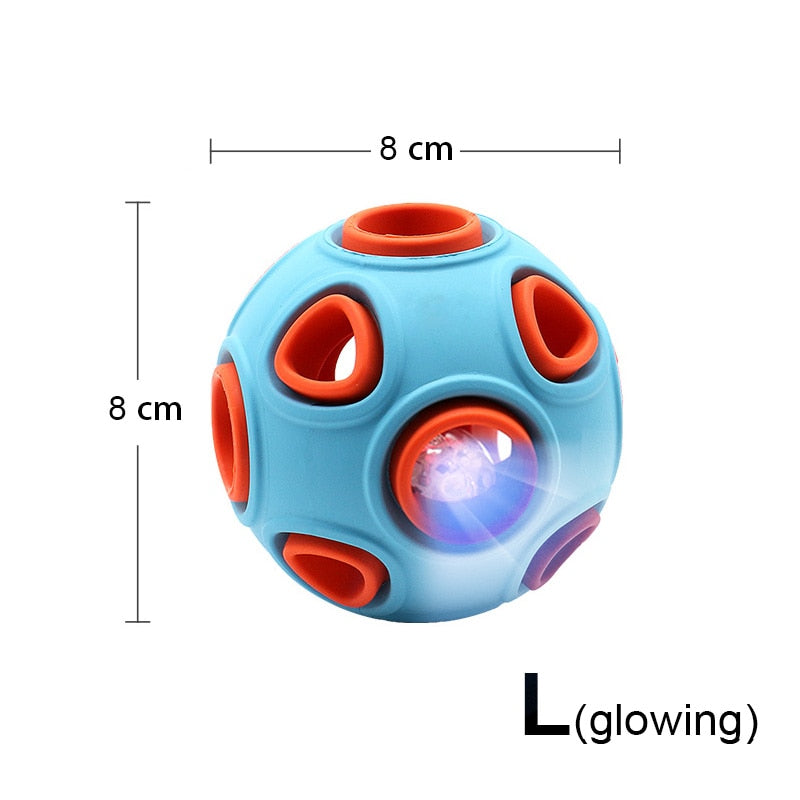 HOOPET Interactive Rubber Ball — Dog Chew & Treat Dispensing Toy