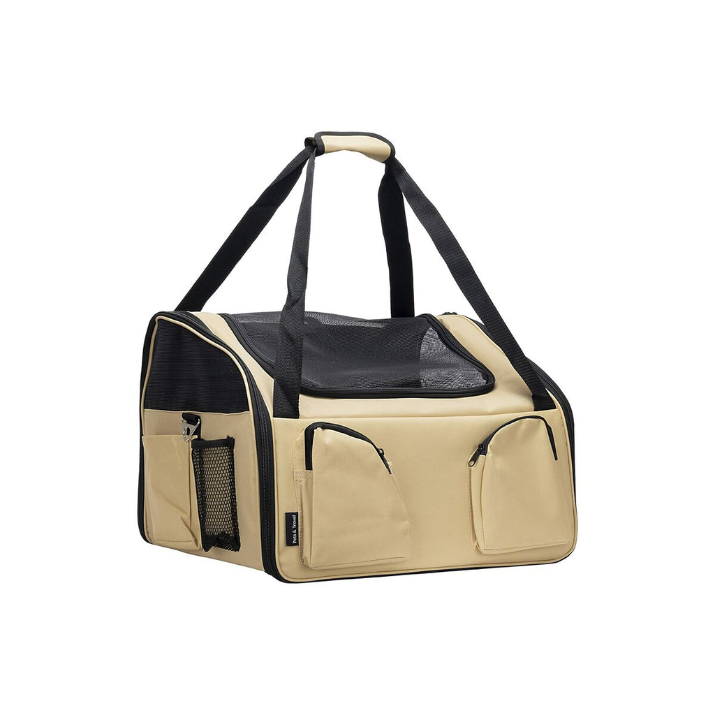 Pet Handbag, Beige