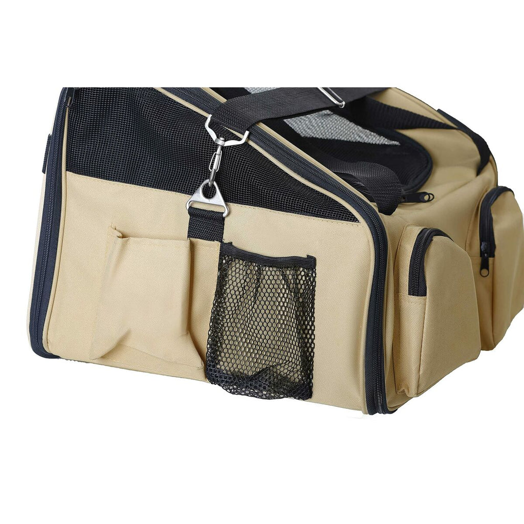 Pet Handbag, Beige