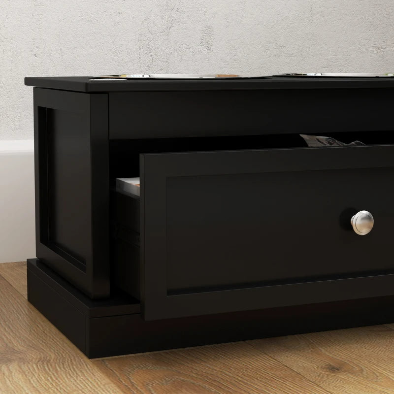 Dog Bowls With Storage Drawer