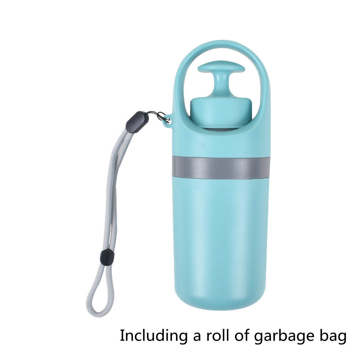 Portable Lightweight Dog Pooper Scooper With Built-in Poop Bag Dispenser.