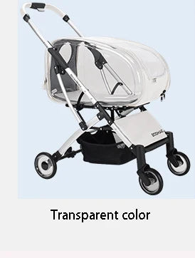 Fashionable Pet, Dog Cats, Four Wheeled Cart, Lightweight, Foldable Separable When Going Out Small Medium-Sized Stroller.