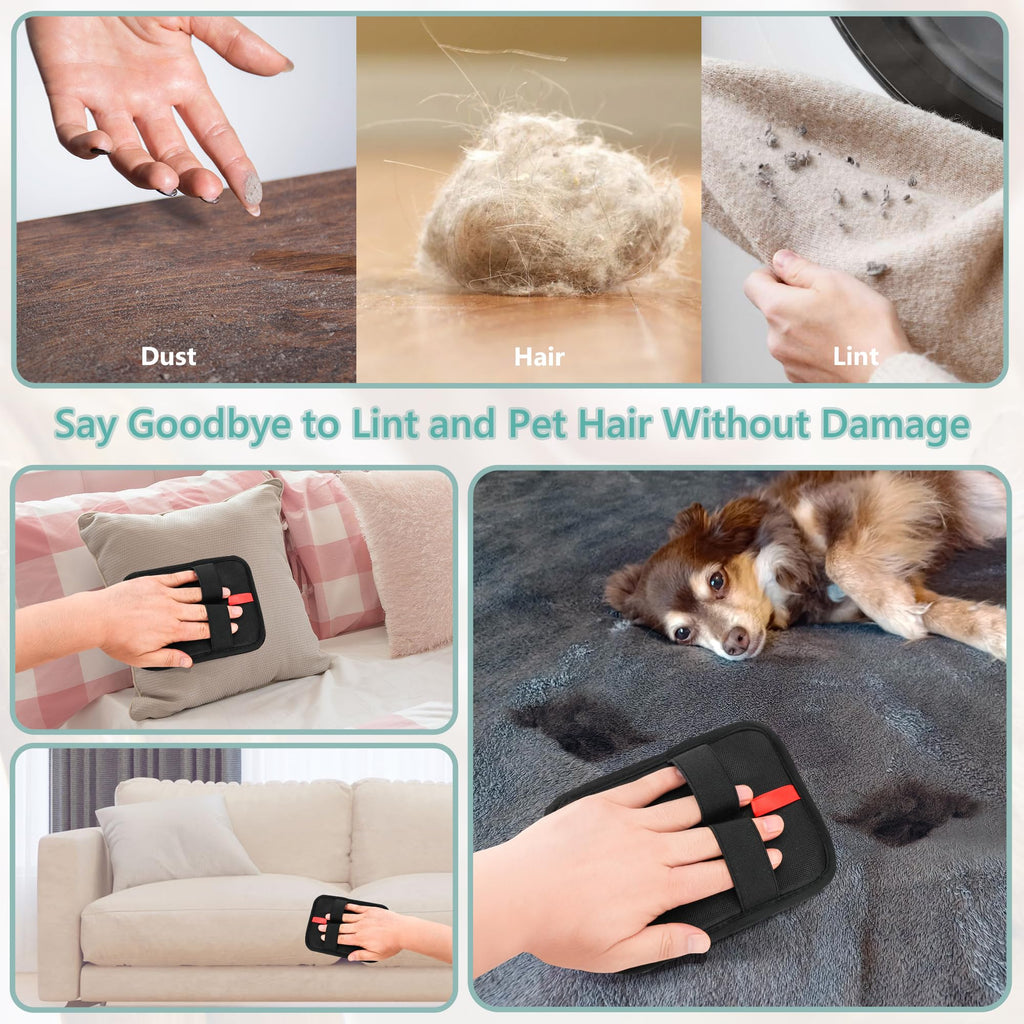 TEHAYSH Pet Hair Removal Glove Electrostatic Mitt for Dog Cat Hair 1 PCS