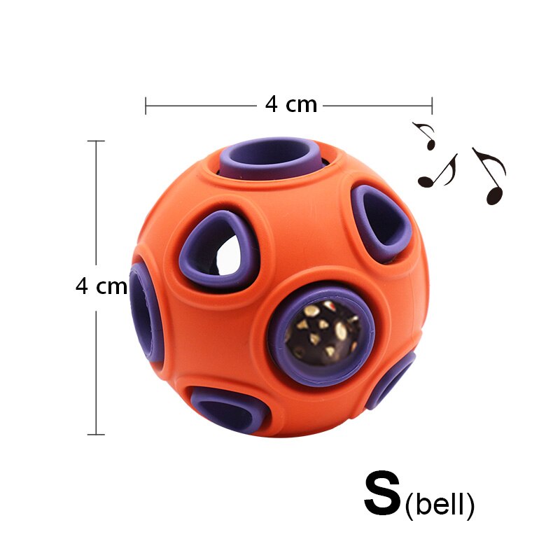 HOOPET Interactive Rubber Ball — Dog Chew & Treat Dispensing Toy