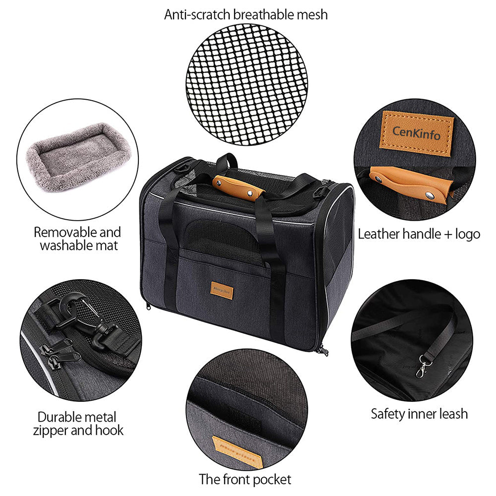 Cat/ Small dog Carrier, Foldable Portable Bag