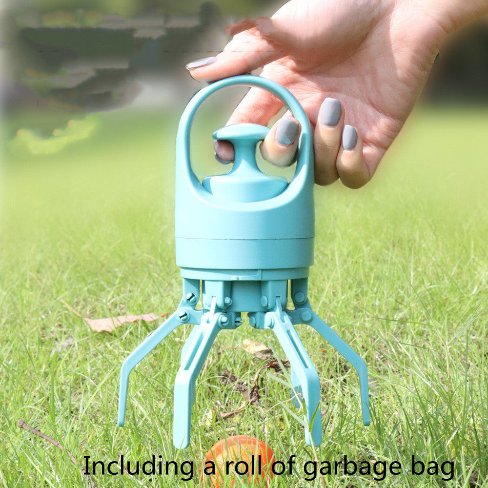 Portable Lightweight Dog Pooper Scooper With Built-in Poop Bag Dispenser.