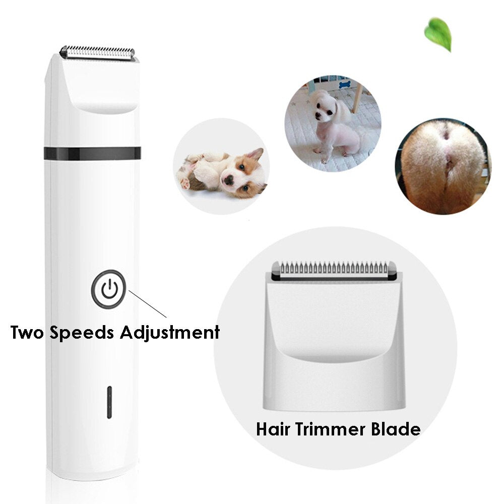 3 IN 1 Pet Grooming Machine, Hair Trimmer, Paw Nail Grinder, Hair Cutting Machine USB