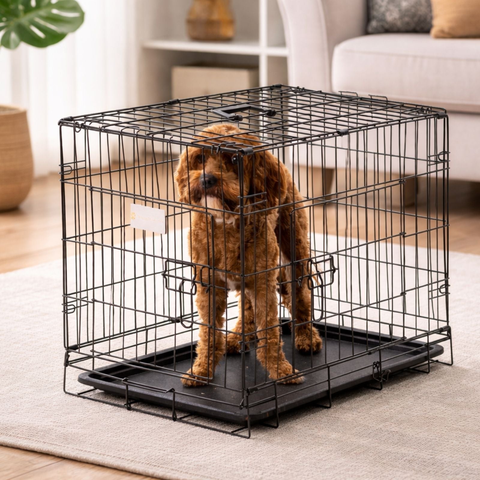 Classic Wire Kennel of Varying Sizes.
