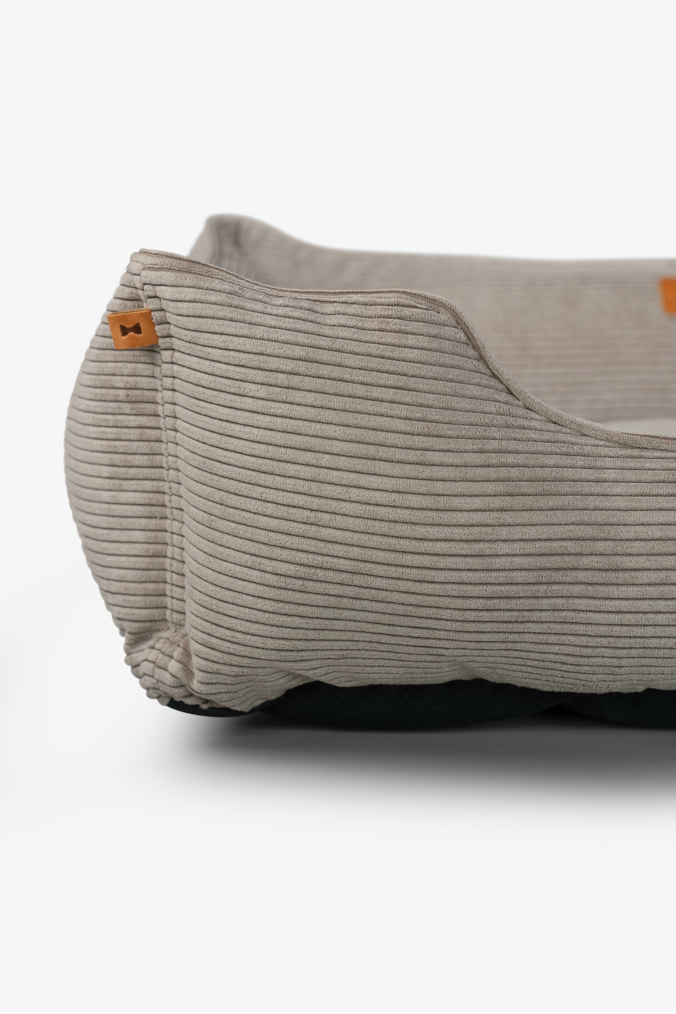 Chester & Lee |  Corduroy Sleeper Dog Bed Taupe