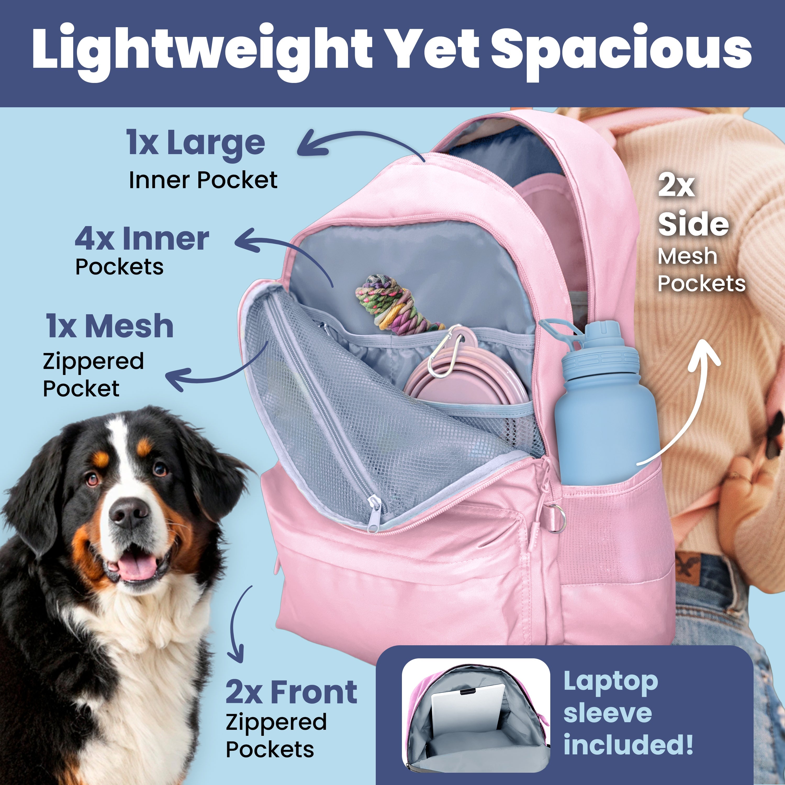 The Original Doggy Bag™ Backpack for Pet Supplies