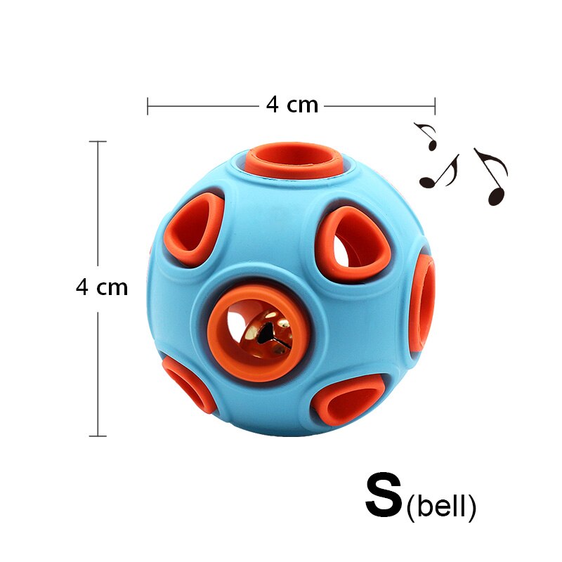 HOOPET Interactive Rubber Ball — Dog Chew & Treat Dispensing Toy