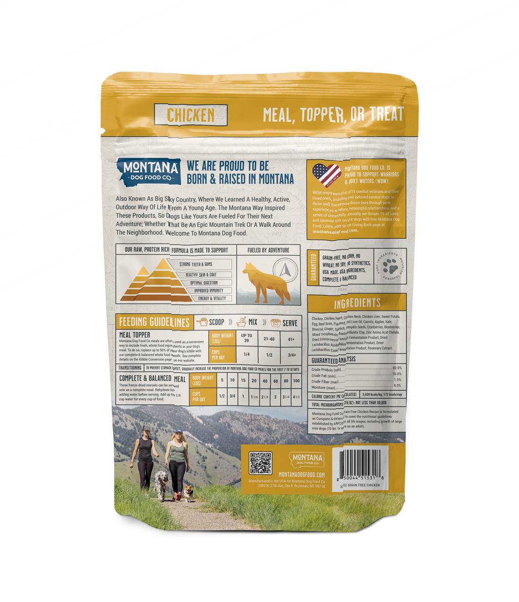 Grain-Free Chicken Freeze-dried Raw Adventure Fuel (Dog Food)