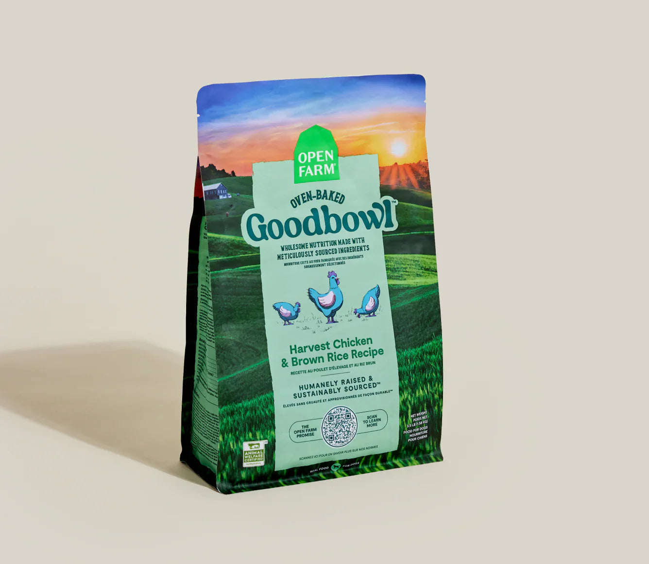 Open Farm Goodbowl, Chicken & Brown Rice Dry Dog Food (3.5lb)