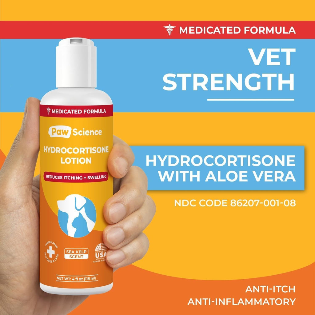 Pet Anti-Itch Hydrocortisone Cream Care Lotion
