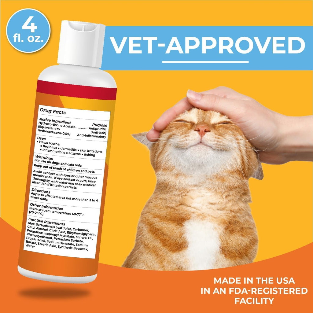 Pet Anti-Itch Hydrocortisone Cream Care Lotion