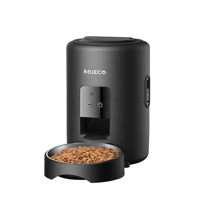 ROJECO 2L Automatic Pet Feeder | Smart WiFi Cat & Dog Food Dispenser