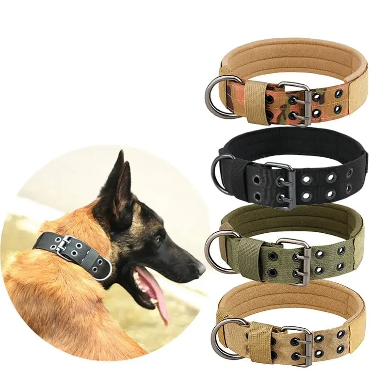 Medium To Large Nylon Tactical Pet Dog Collar