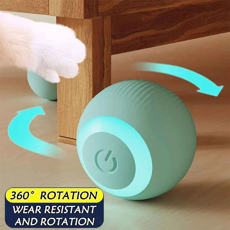Smart Cat Ball: Auto-Rolling for Active Play