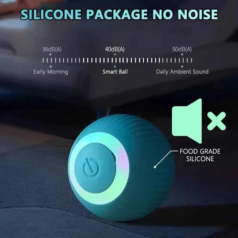 Smart Cat Ball: Auto-Rolling for Active Play