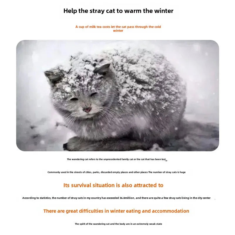 Waterproof Outdoor Pet House – Winter Warm Cat & Small Dog Cave Bed Shelter