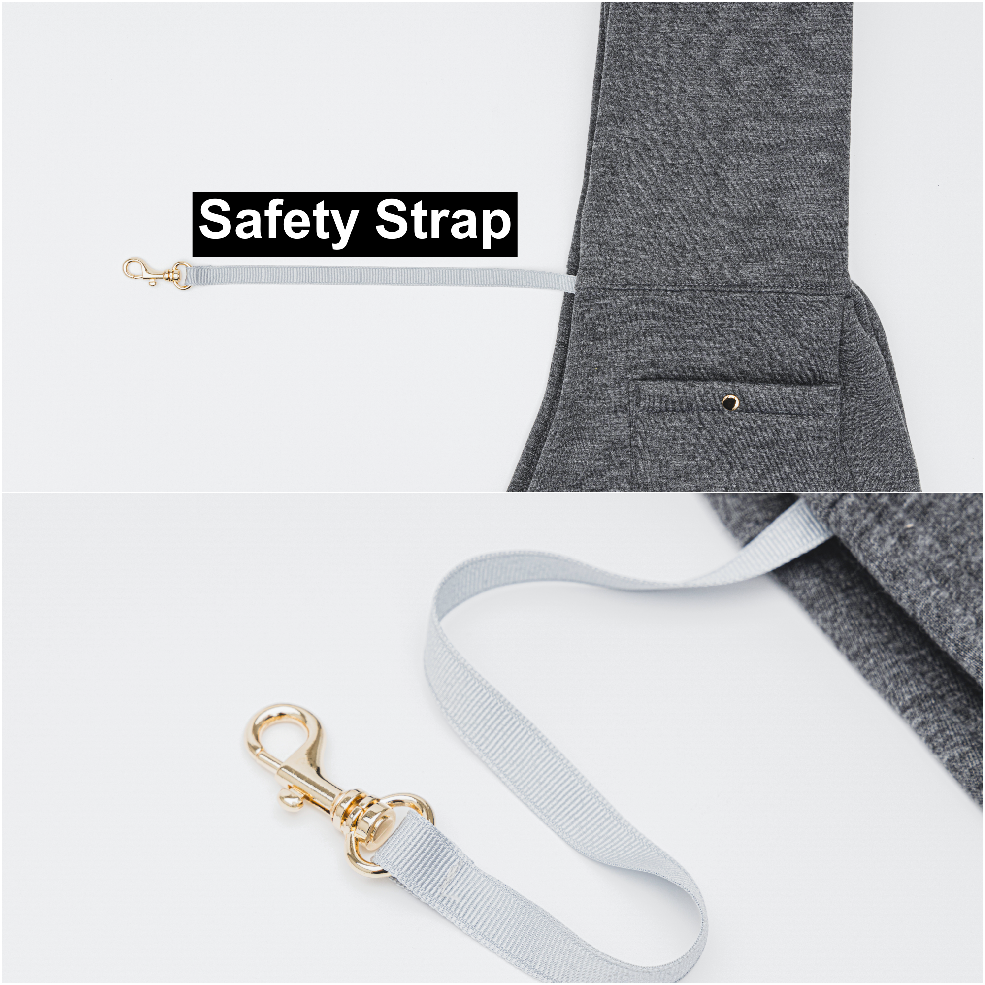 Neoprene Pet Sling Carrier - Stylish Travel for Small Pets