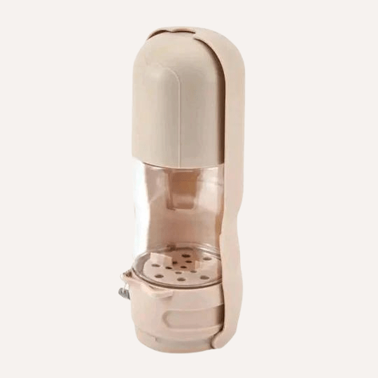 Tilley + Me Travel Dog Water Bottle W/Treat Holder – Leakproof & BPA-Free 350mL