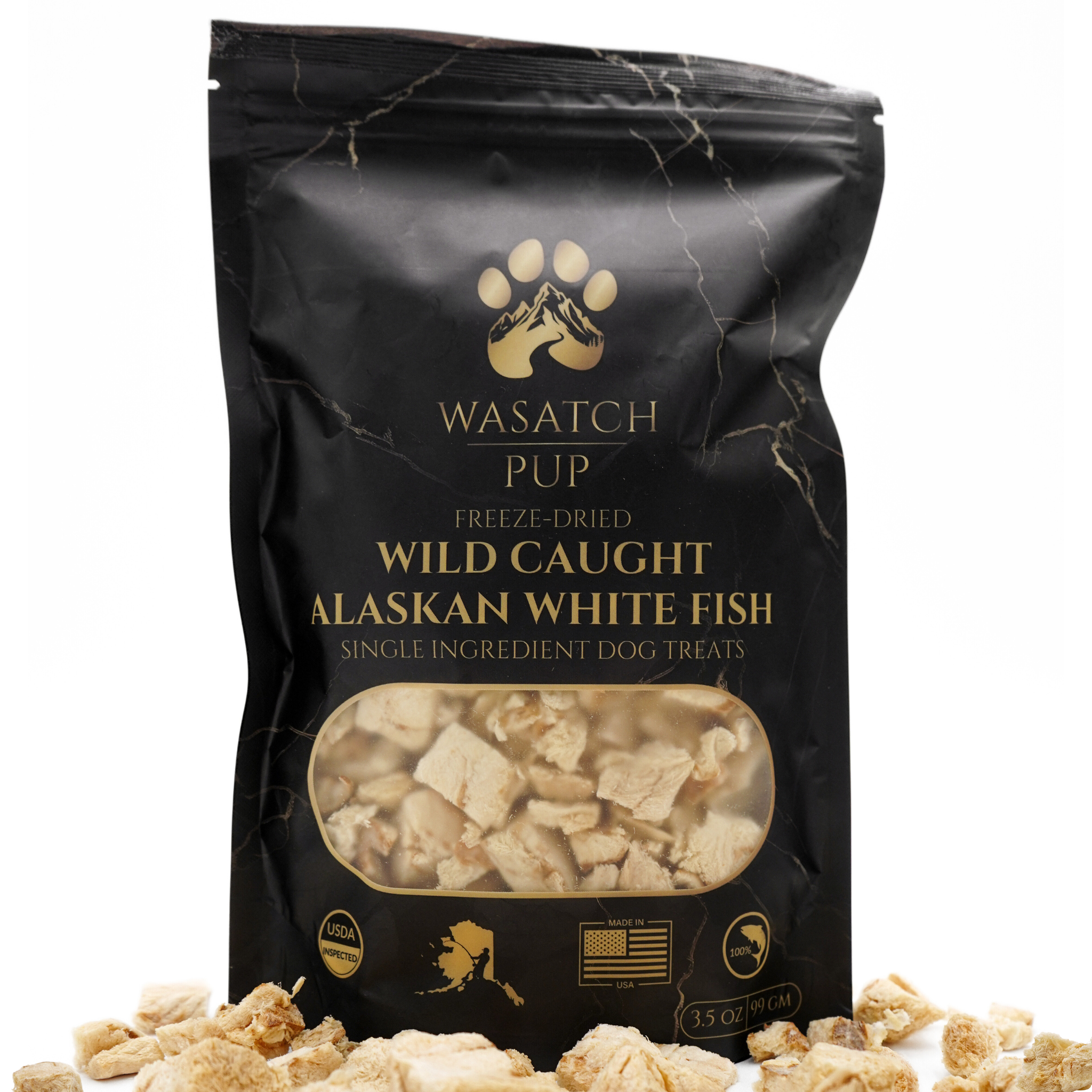 Freeze-Dried Alaskan Whitefish Treats