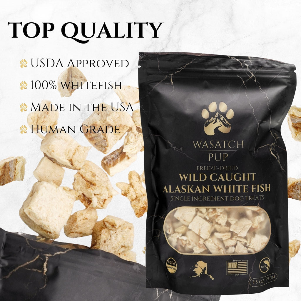 Freeze-Dried Alaskan Whitefish Treats