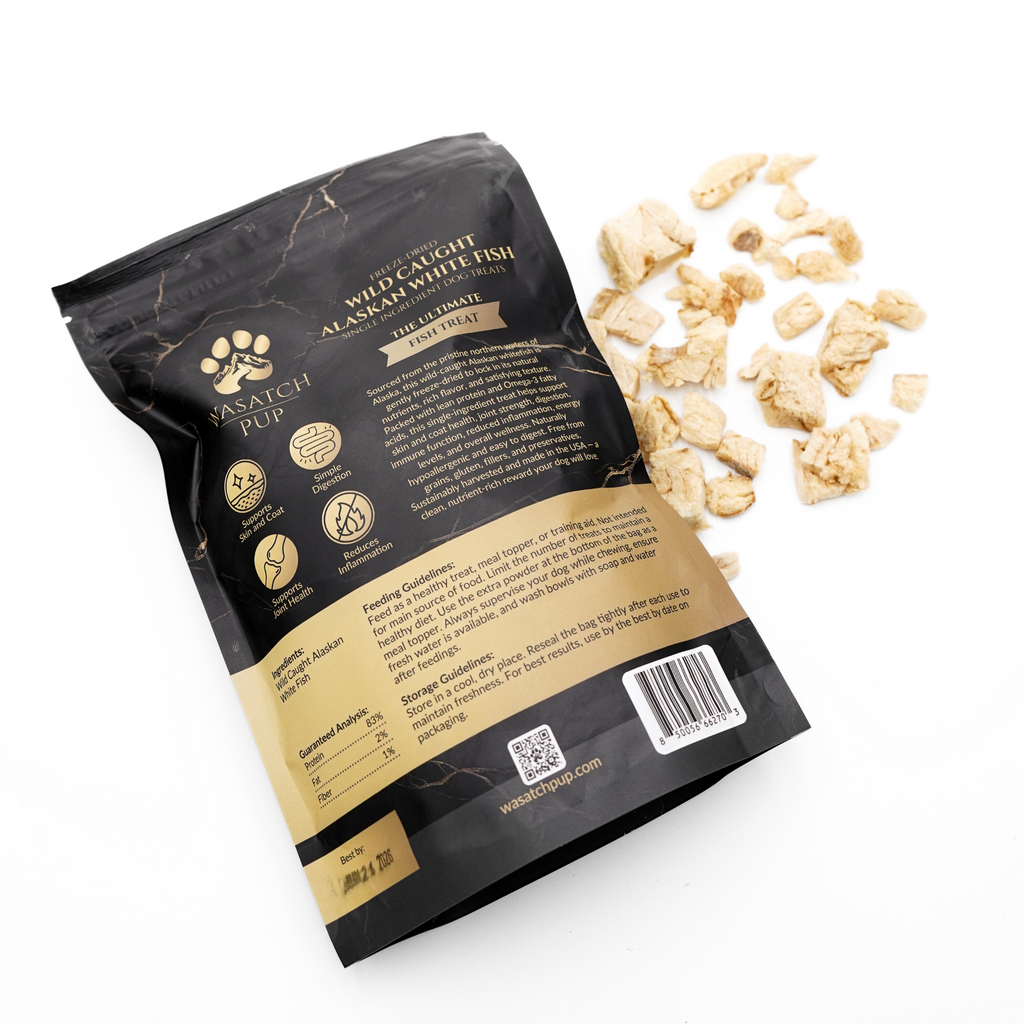 Freeze-Dried Alaskan Whitefish Treats