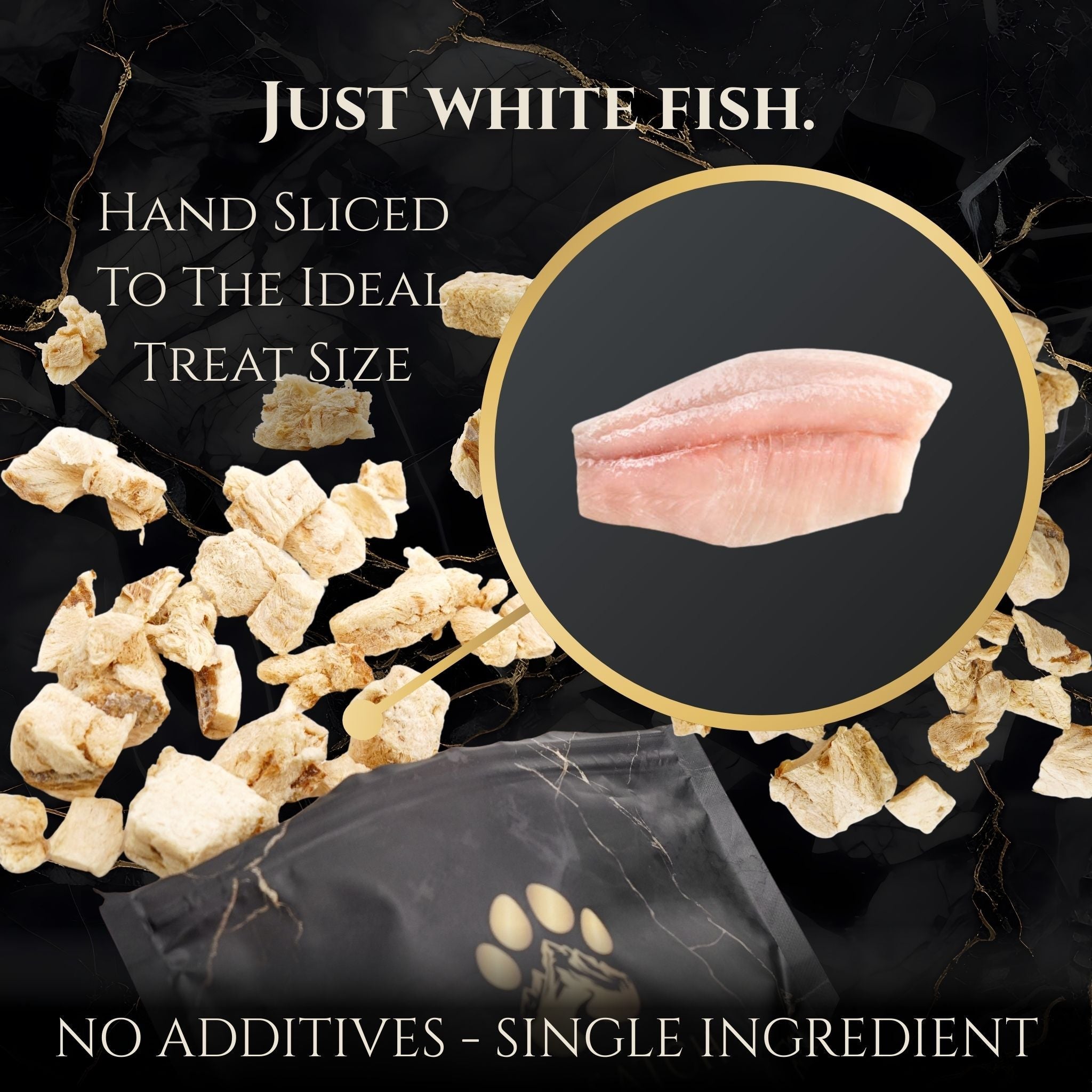 Freeze-Dried Alaskan Whitefish Treats