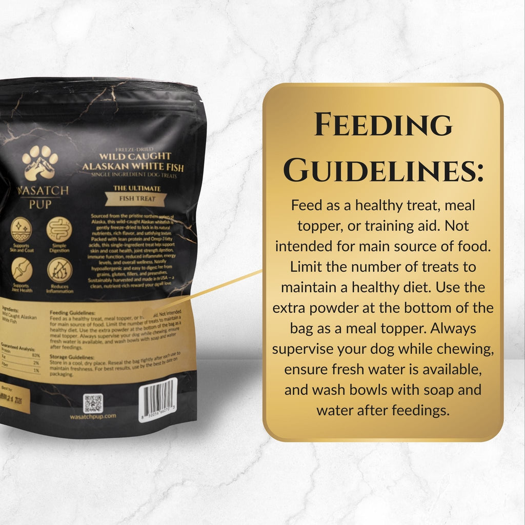 Freeze-Dried Alaskan Whitefish Treats