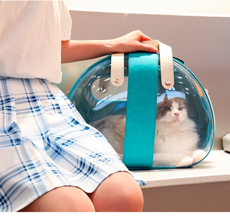 Transparent Pet Travel Backpack
Give your pet a front-row seat to the world.