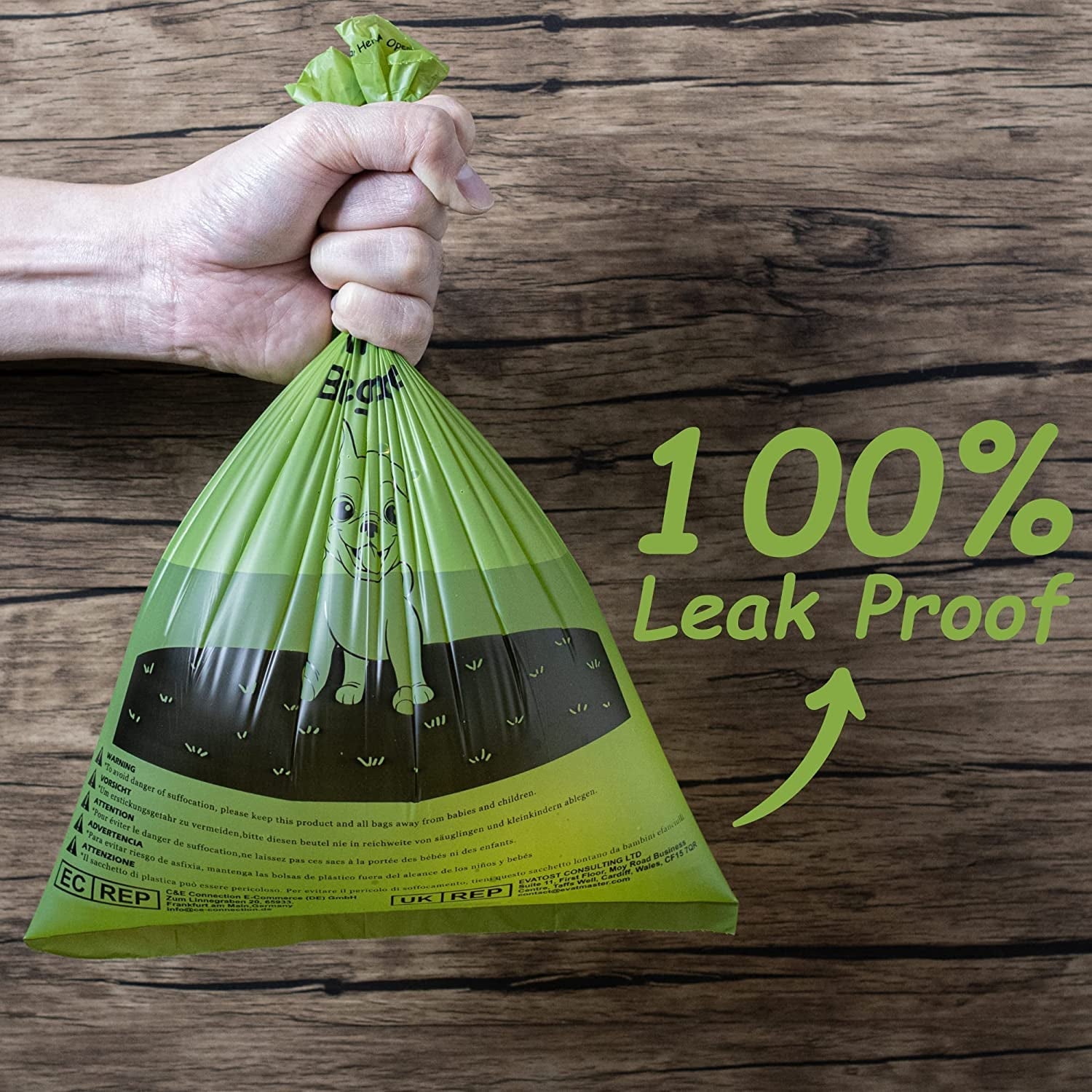 540 Count - Poop Bags Extra Thick, Leak Proof, Waste Bag Rolls.
