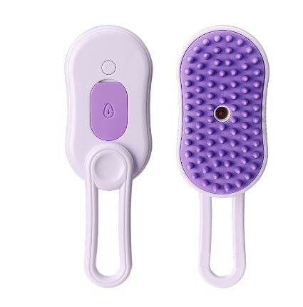 Electric Cat Steam Brush 3 In 1 Spray Pet Grooming