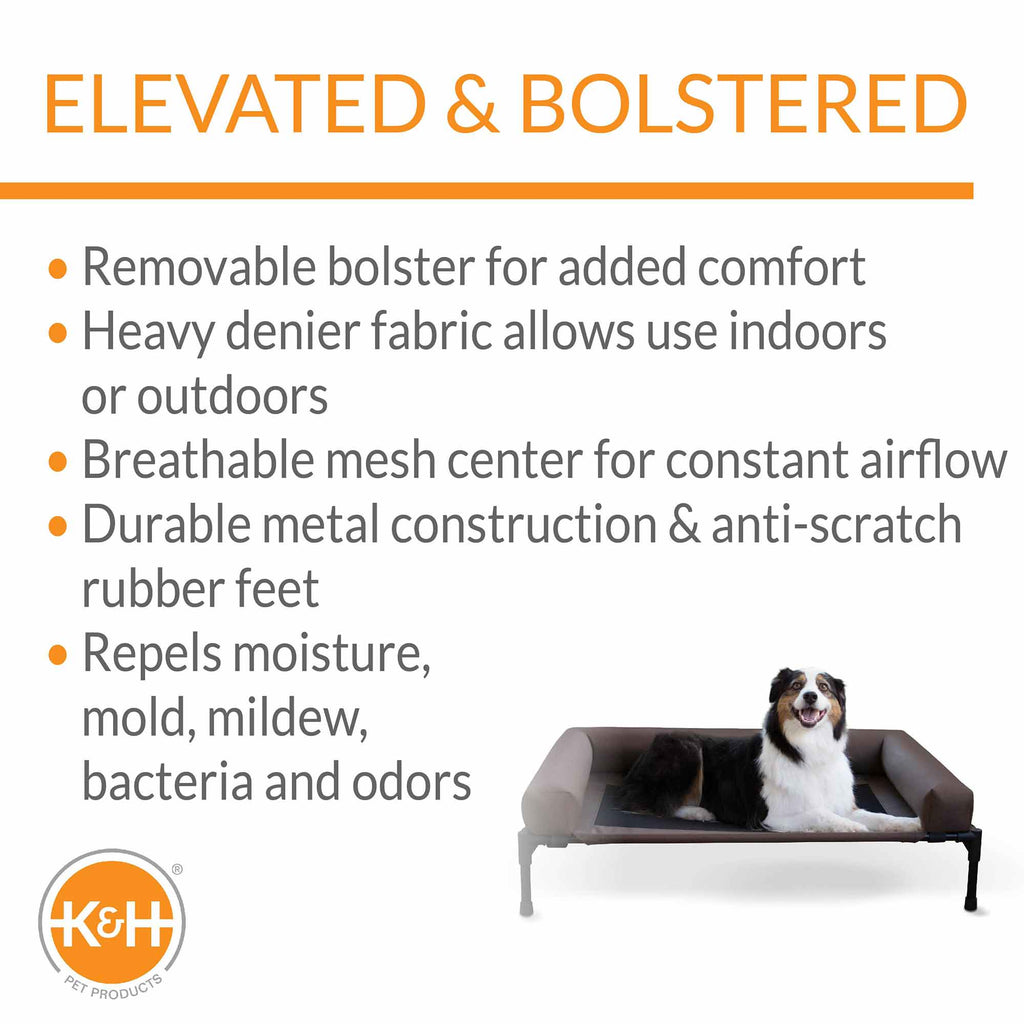 K&H Pet Products Original Bolster Pet Cot.
