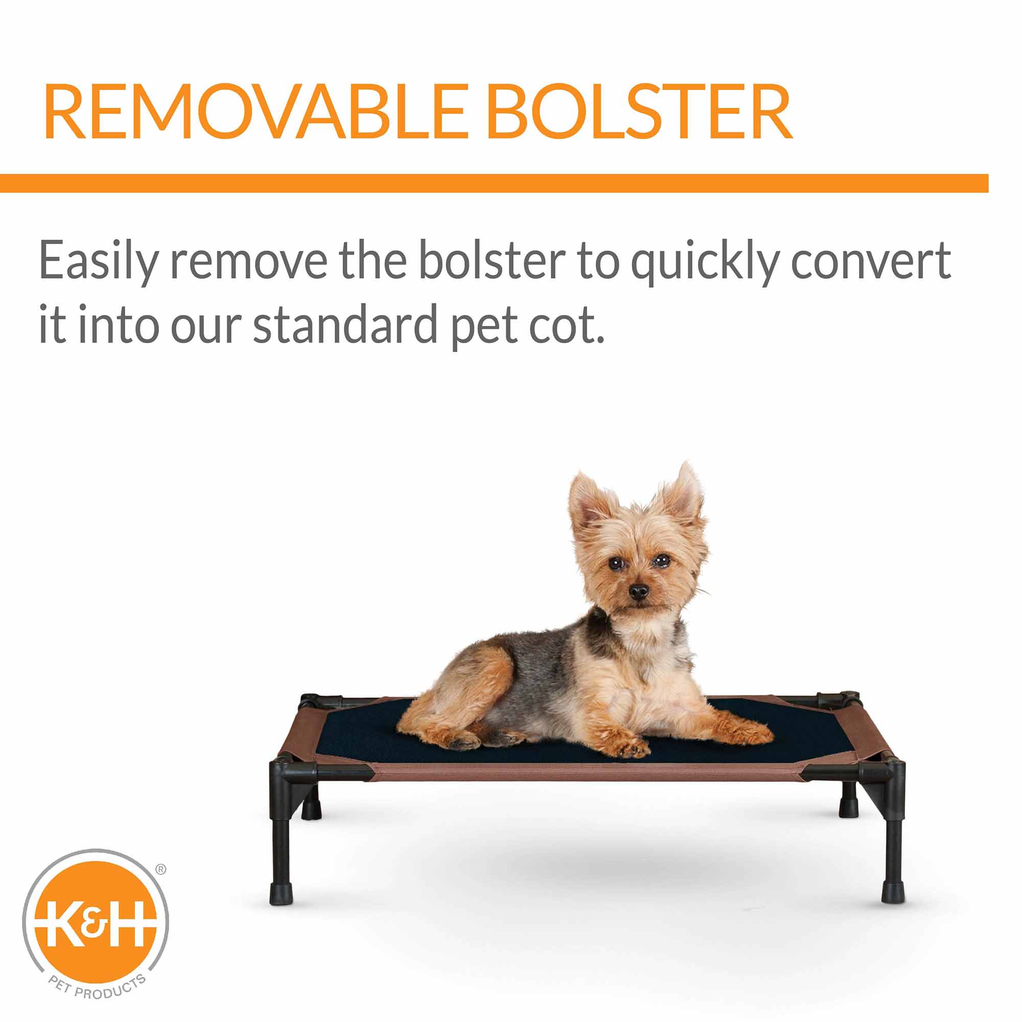 K&H Pet Products Original Bolster Pet Cot.