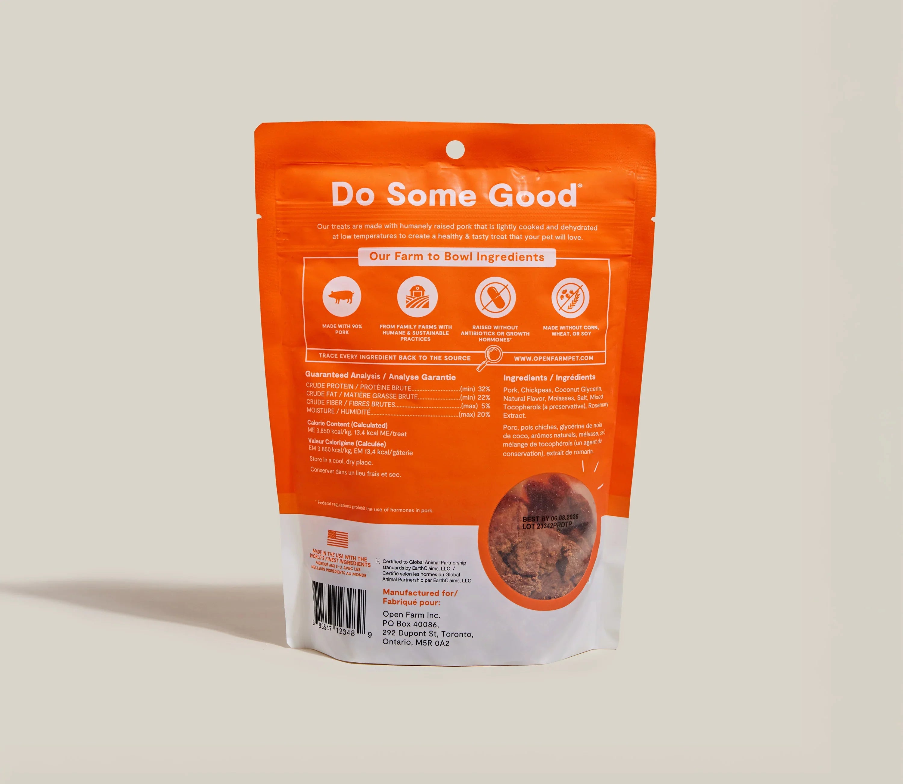 Open Farm Dog Dehydrated Treat Pork (4.5oz)