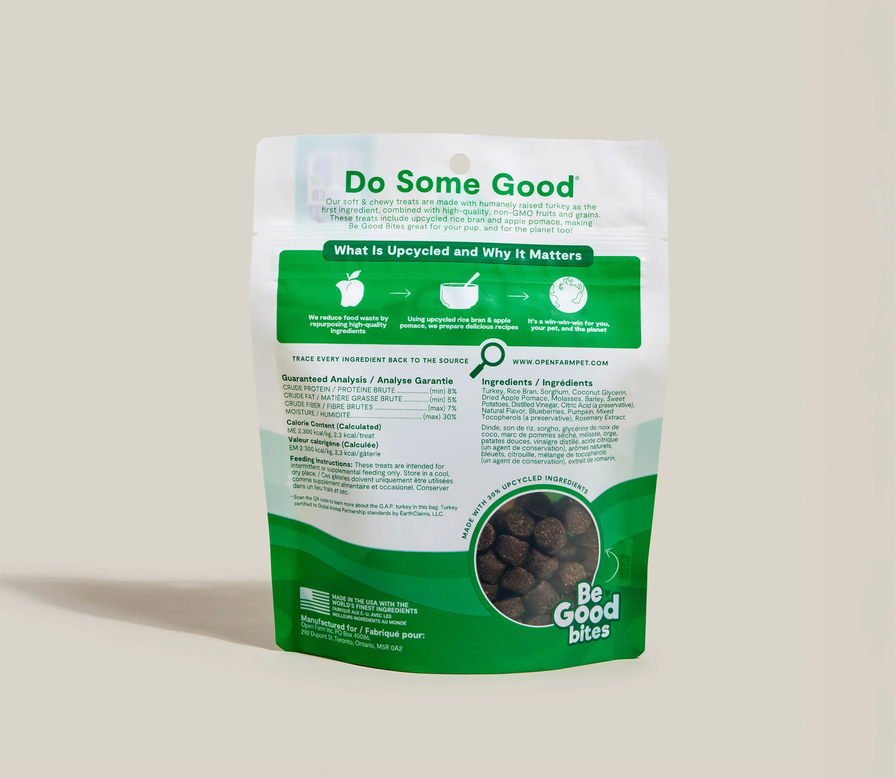 Open Farm Dog Be Good Bites Turkey (6oz)