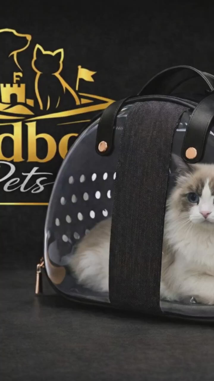 Transparent Pet Travel Backpack
Give your pet a front-row seat to the world.