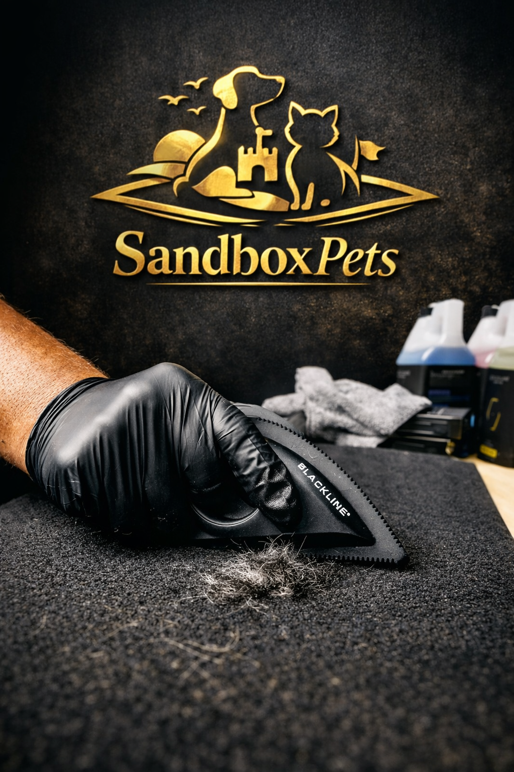 BLACKLINE® PET HAIR BRUSH