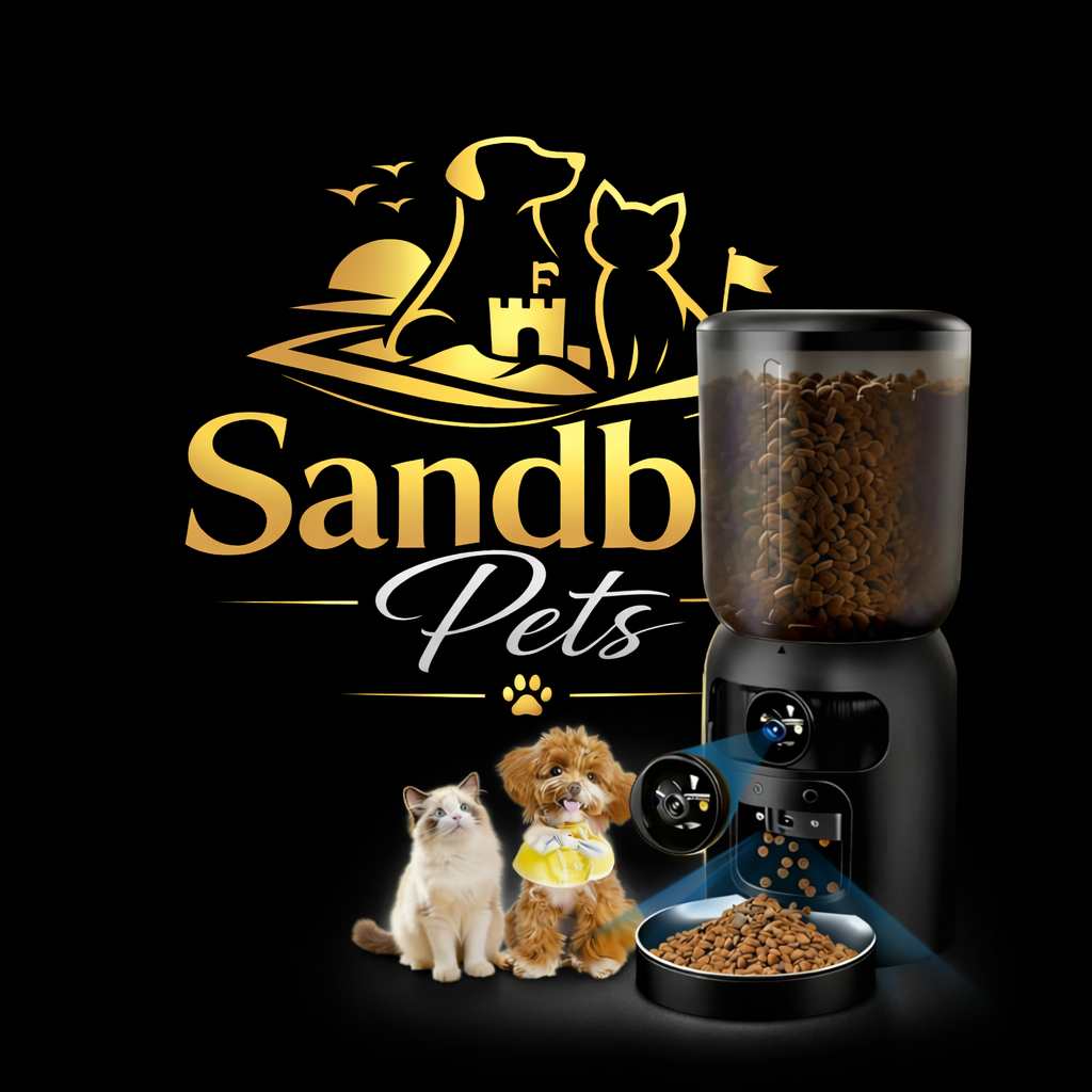 Automatic Pet Feeder Smart Camera 5L WiFi App Control Dual Power